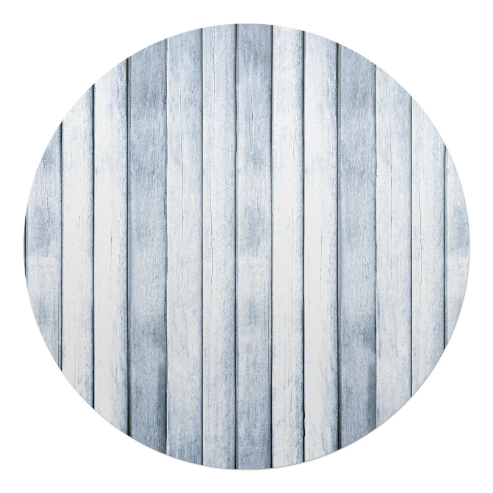 Podložka pod kolieskovú stoličku okrúhla Drevené dosky vertikálne