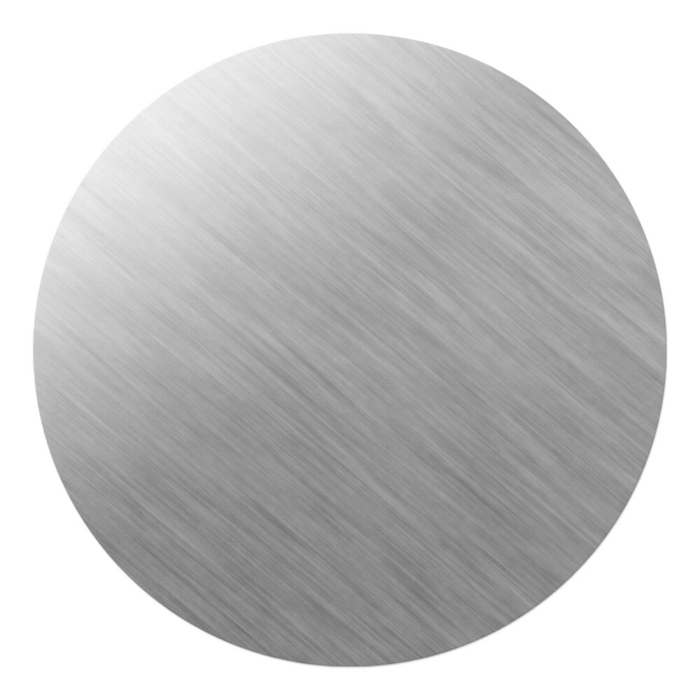 Podložka pod stoličku na kolieskach okrúhla Kovová textúra