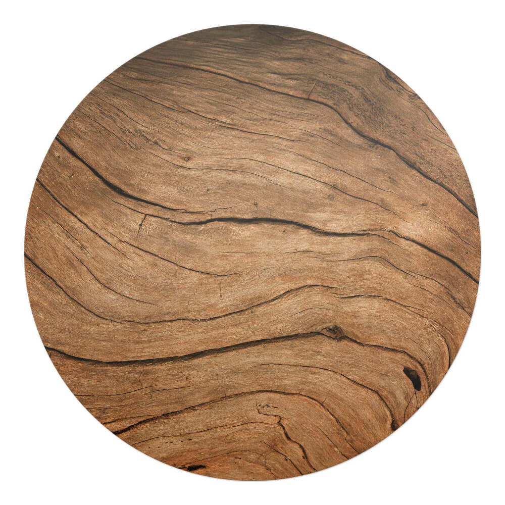 Podložka pod kolieskovú stoličku okrúhla Drevené zrno