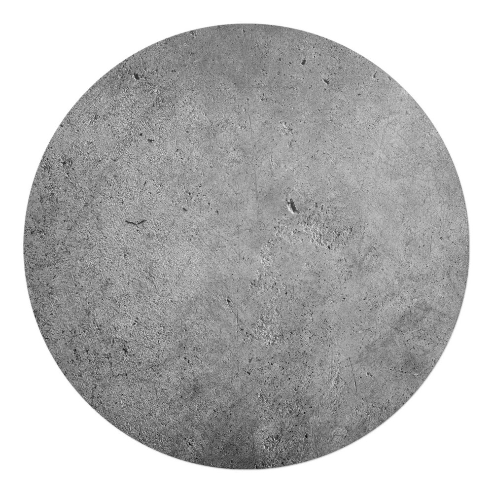 Podložka pod stoličku okrúhla Hrubá textúra betónu
