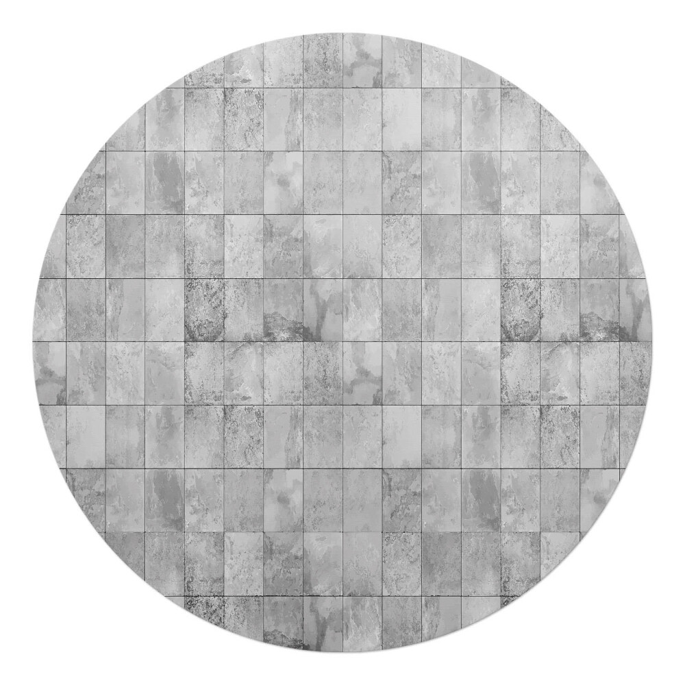 Podložka pod kolieskovú stoličku okrúhla Kamenná mozaika