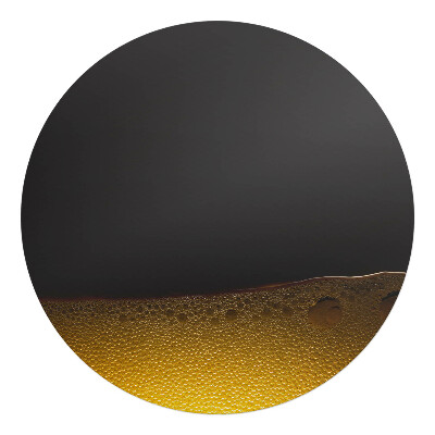 Podložka pod kolieskovú stoličku okrúhla Bubliny v tekutine