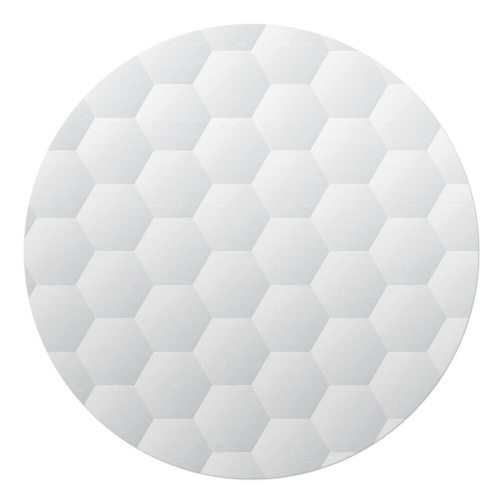 Podložka pod kolieskovú stoličku okrúhla Geometrický 3D vzor