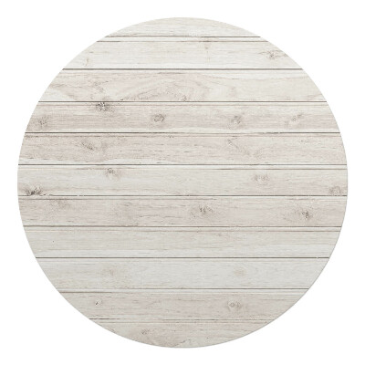 Podložka pod stoličku na kolieskach okrúhla Ľahké drevené dosky