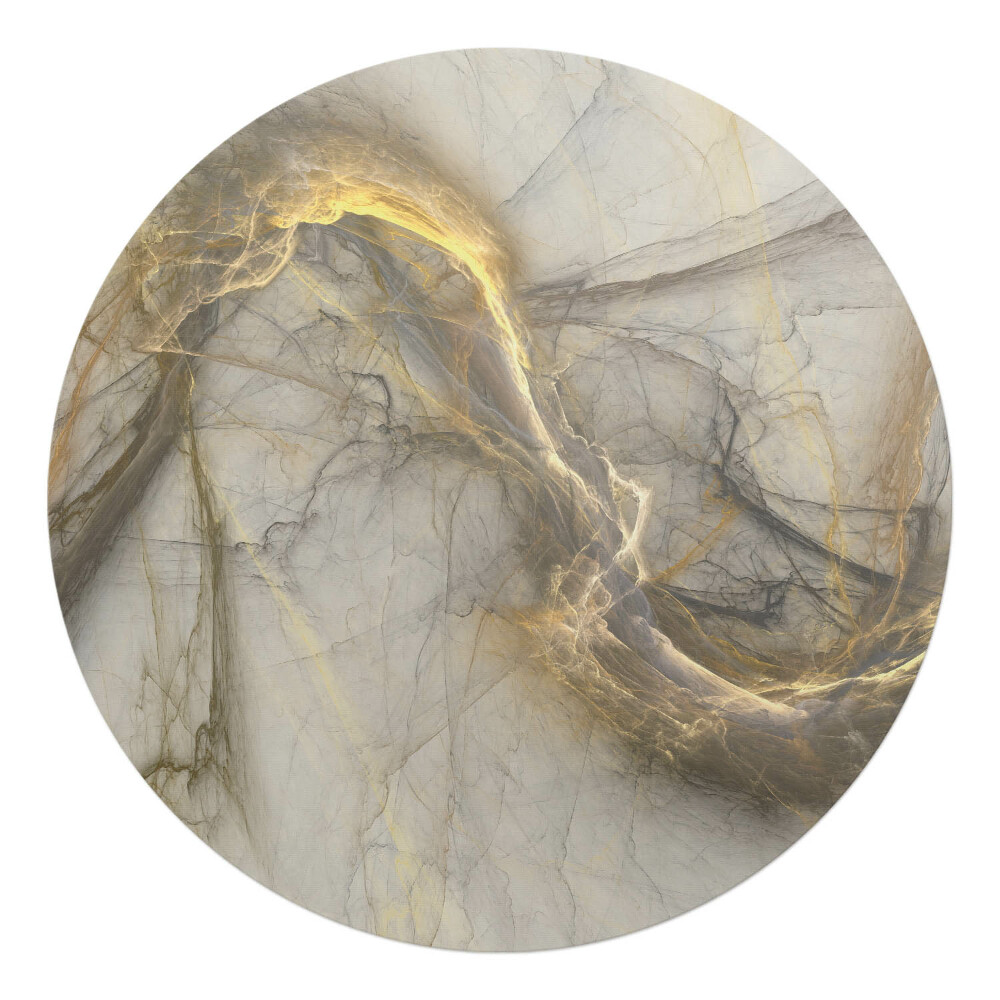 Podložka pod stoličku okrúhla Éterické chaotické línie