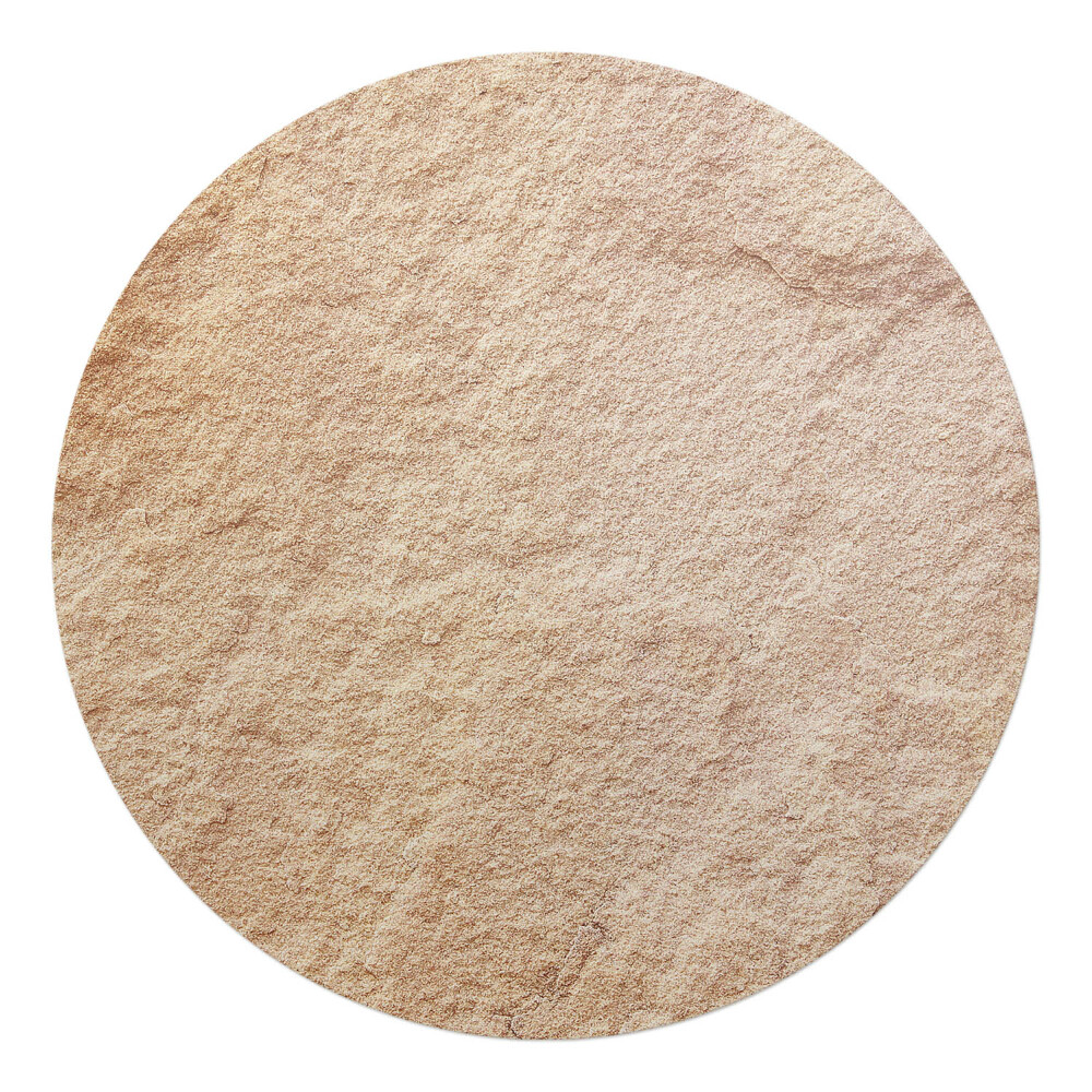 Podložka pod kolieskovú stoličku okrúhla pieskovcová textúra