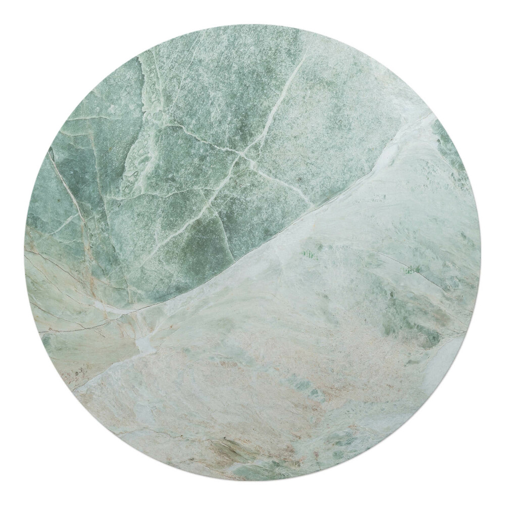 Podložka pod kolieskovú stoličku okrúhla Mramorový vzor prírody