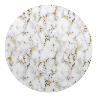 Podložka pod kolieskovú stoličku okrúhla Mramorový vzor na pozadí