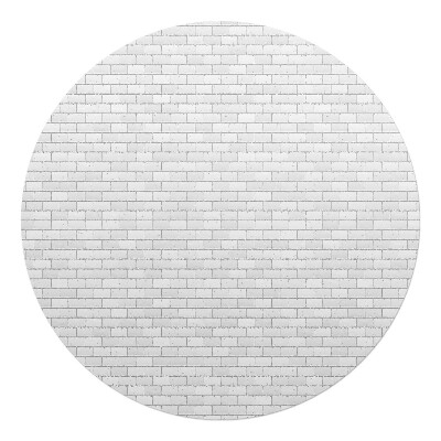 Podložka pod stoličku okrúhla Retro tehlová stena