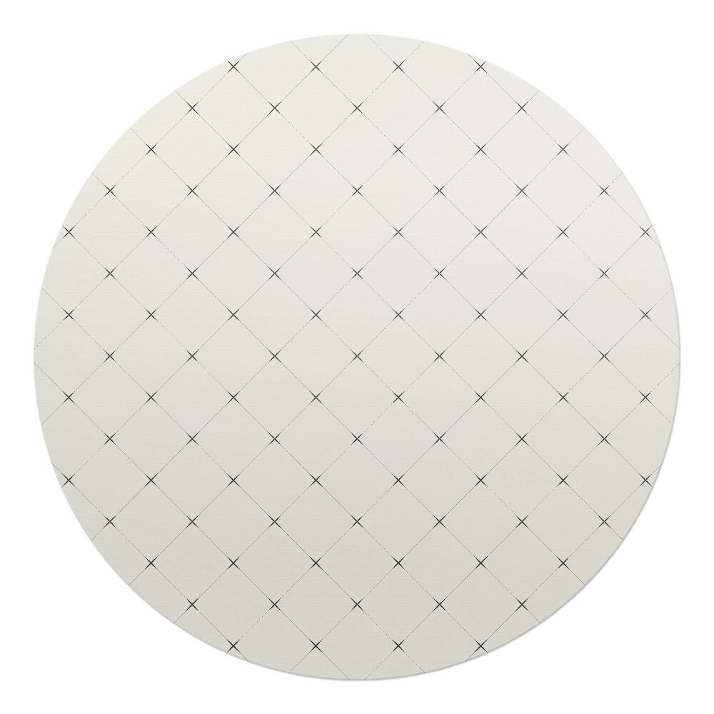 Podložka pod kolieskovú stoličku okrúhla Diamantová mriežka