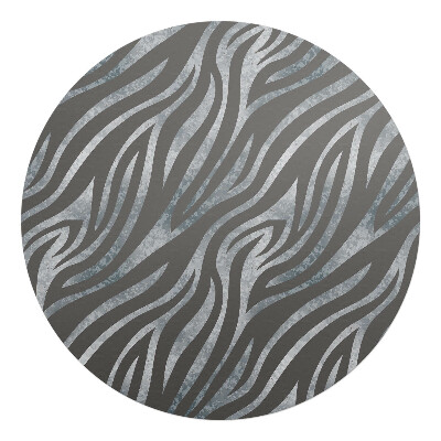 Podložka pod kolieskovú stoličku okrúhla Abstraktné čiary
