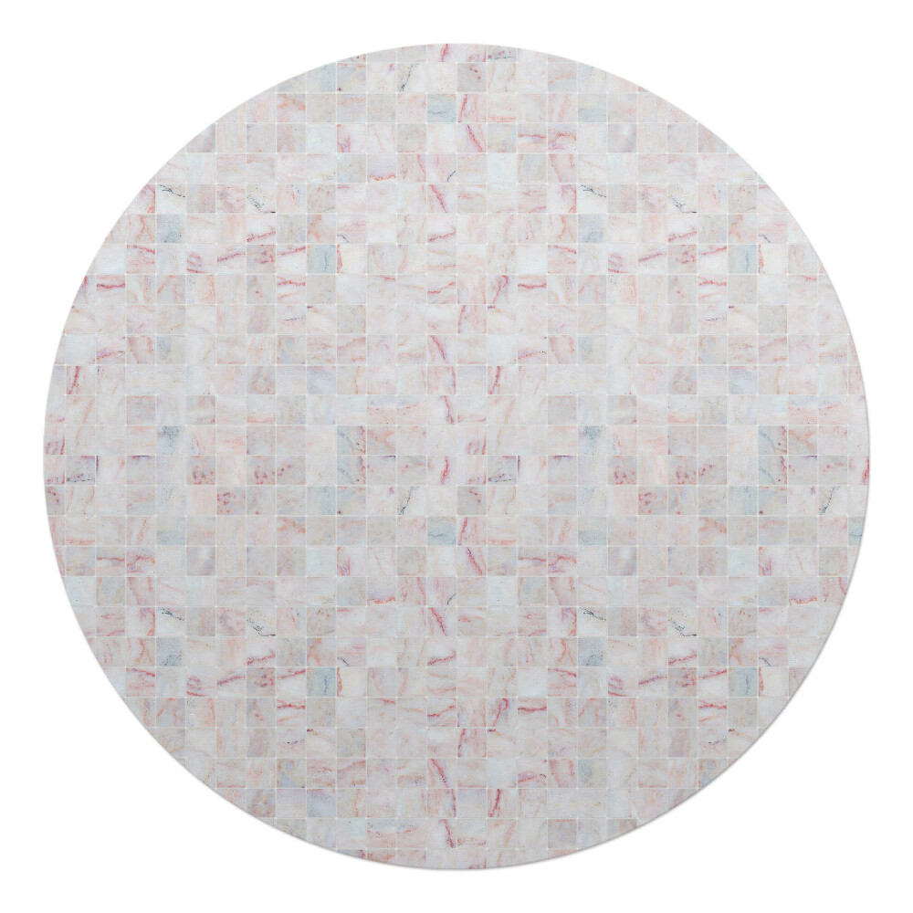 Podložka pod stoličku okrúhla Pastelová mozaika