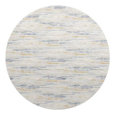 Podložka pod stoličku okrúhla Pastelové horizontálne čiary