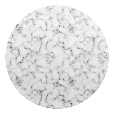 Podložka pod kolieskovú stoličku okrúhla Mramorová textúra