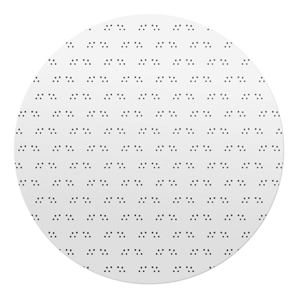 Podložka pod kolieskovú stoličku okrúhla Symetrické bodky