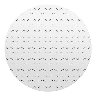 Podložka pod kolieskovú stoličku okrúhla Symetrické bodky