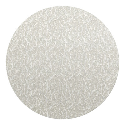 Podložka pod kolieskovú stoličku okrúhla Listy v jemnom vzore