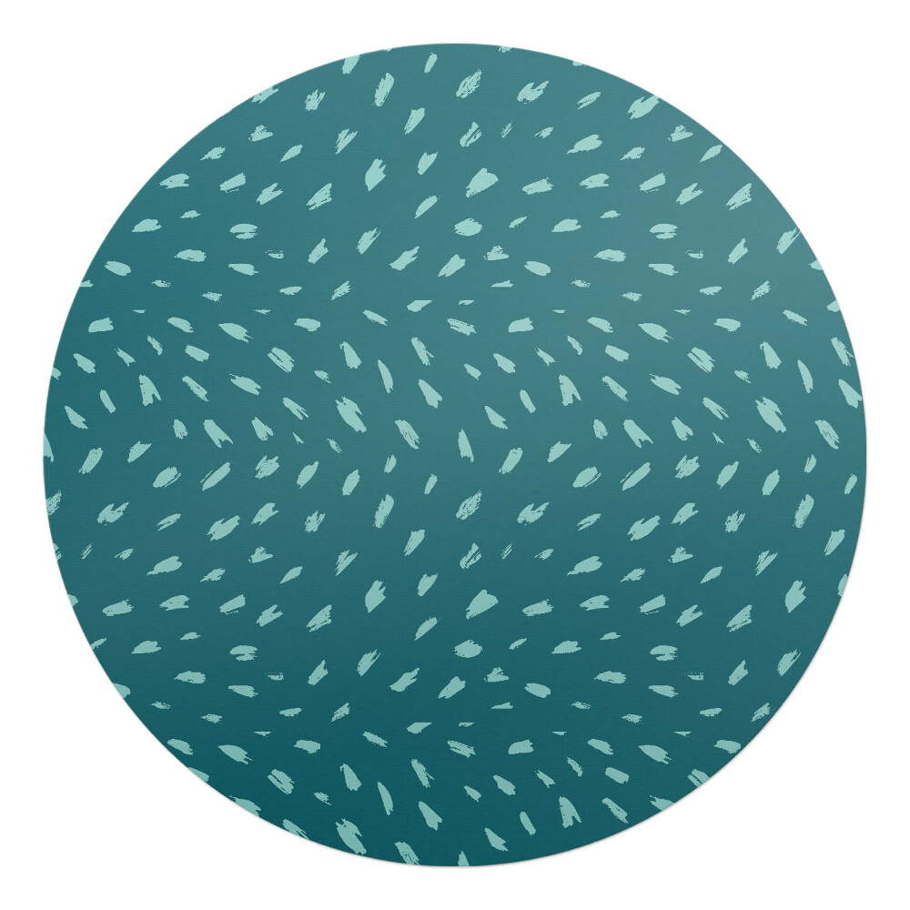 Podložka pod stoličku okrúhla Abstraktné bodky