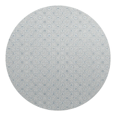 Podložka pod kolieskovú stoličku okrúhla Geometrický retro vzor