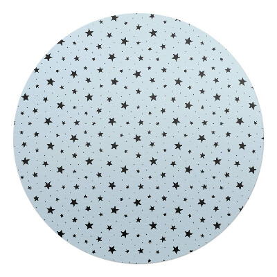 Podložka pod kolieskovú stoličku okrúhla Hviezdy na pozadí