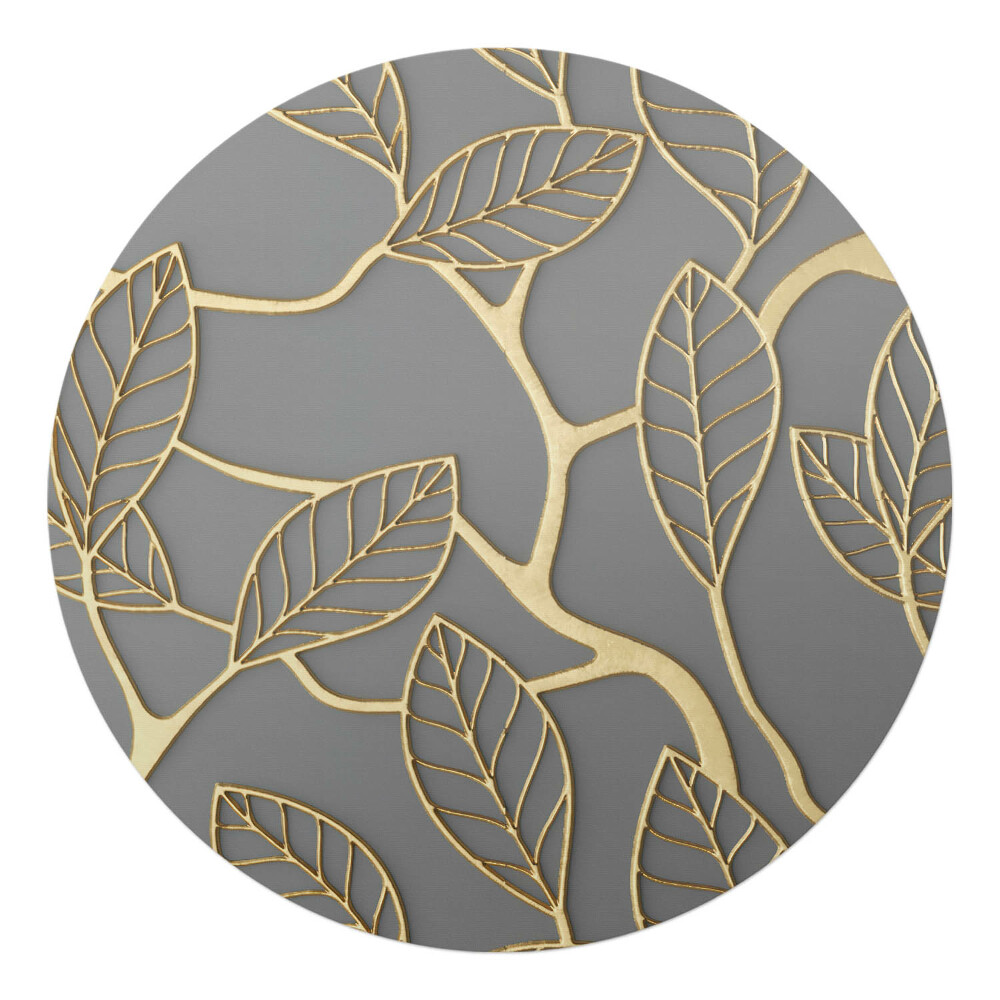 Podložka pod stoličku okrúhla Listy na konároch