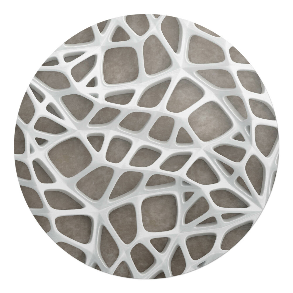 Podložka pod stoličku okrúhla Prelamovaná 3D štruktúra