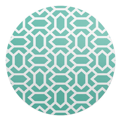Podložka pod kolieskovú stoličku okrúhla Geometrický vzor