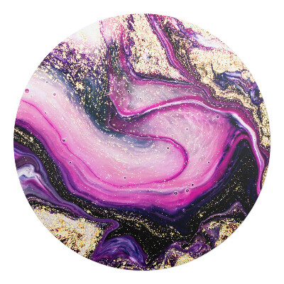 Podložka pod kolieskovú stoličku okrúhla Abstraktný vír