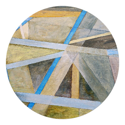 Podložka pod stoličku okrúhla Geometrické čiary