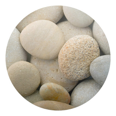 Podložka pod stoličku na kolieskach okrúhla Hladké kamene