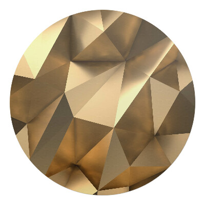 Podložka pod stoličku okrúhla 3D geometrické tvary