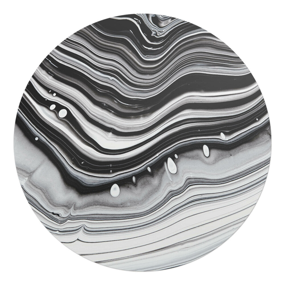 Podložka pod kolieskovú stoličku okrúhla Abstraktné vlny