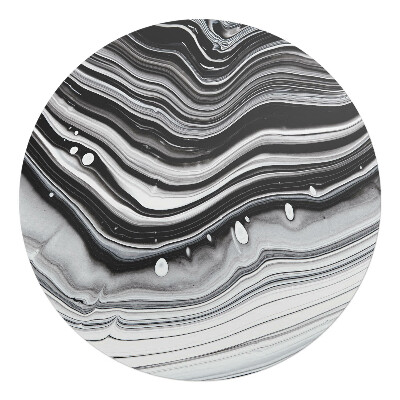 Podložka pod kolieskovú stoličku okrúhla Abstraktné vlny