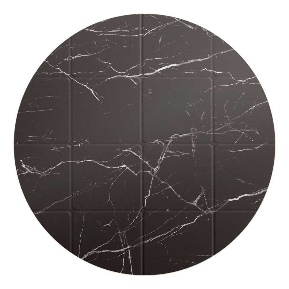 Podložka pod stoličku okrúhla Mramorové dlaždice