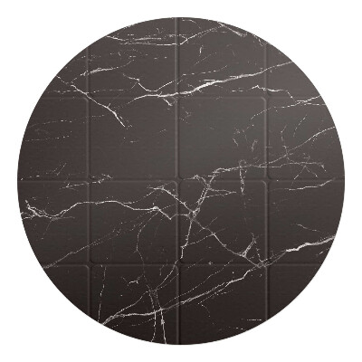 Podložka pod stoličku okrúhla Mramorové dlaždice