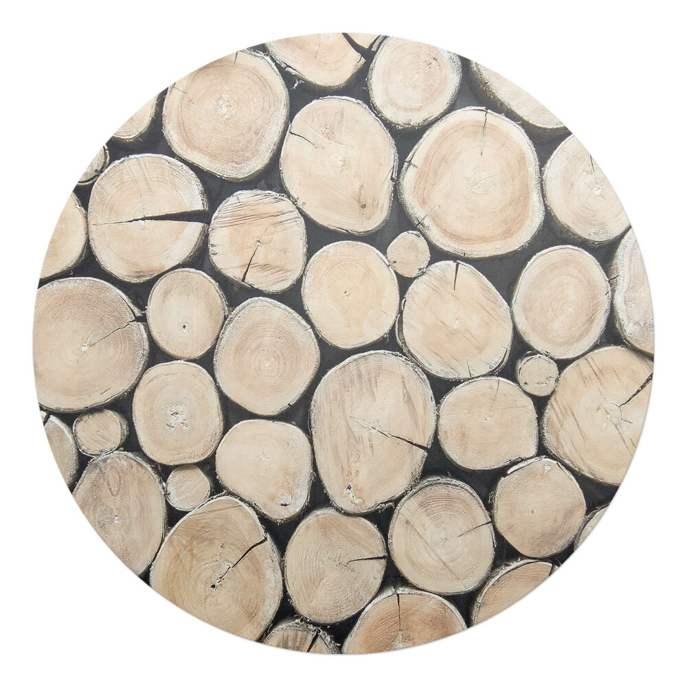 Podložka pod kolieskovú stoličku okrúhla Drevené disky