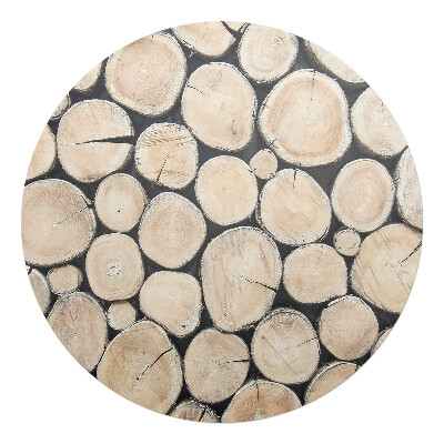 Podložka pod kolieskovú stoličku okrúhla Drevené disky