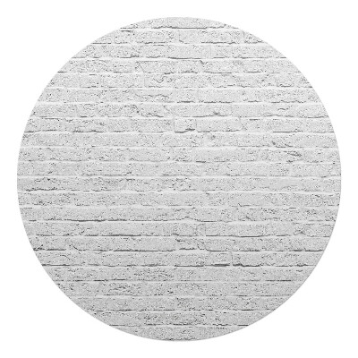 Podložka pod kolieskovú stoličku okrúhla Tehlová stena