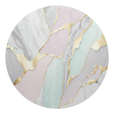 Podložka pod stoličku okrúhla Mramorové pastely