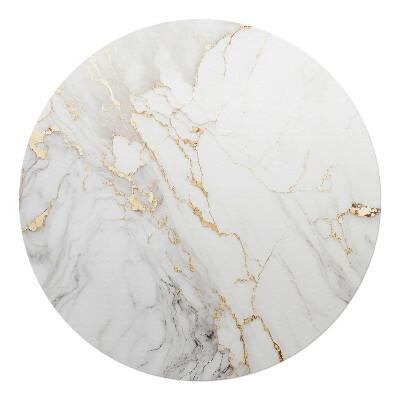 Podložka pod stoličku okrúhla Mramorové žily