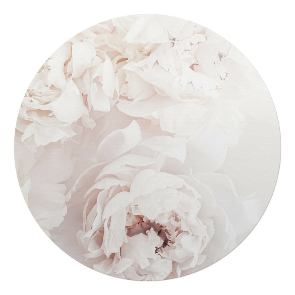 Podložka pod stoličku na kolieskach okrúhla Jemné pivonky