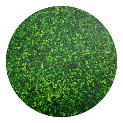 Podložka pod kolieskovú stoličku okrúhla Listnatá stena prírody