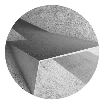 Podložka pod kolieskovú stoličku okrúhla Geometrické štruktúry