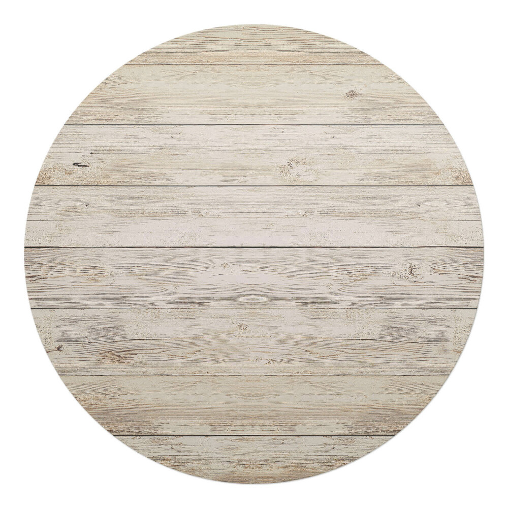 Podložka pod stoličku na kolieskach okrúhla Drevená textúra