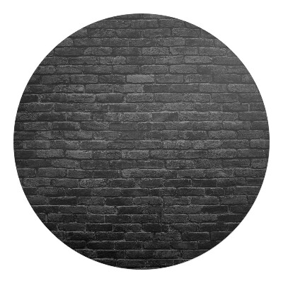 Podložka pod stoličku okrúhla Tehlová stena