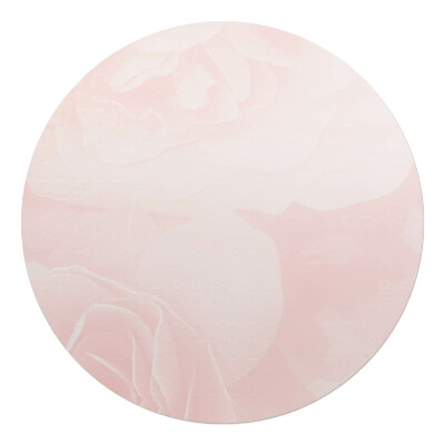 Podložka pod kolieskovú stoličku okrúhla Jemné ruže
