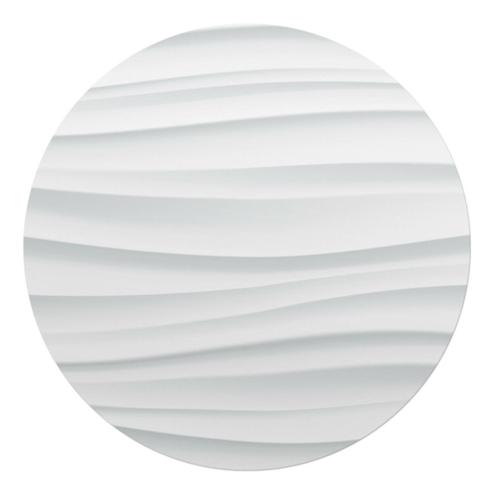 Podložka pod stoličku na kolieskach okrúhla 3D vlnovky