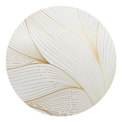 Podložka pod kolieskovú stoličku okrúhla Elegantné línie