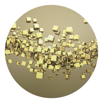 Podložka pod kolieskovú stoličku okrúhla Lietajúce kocky