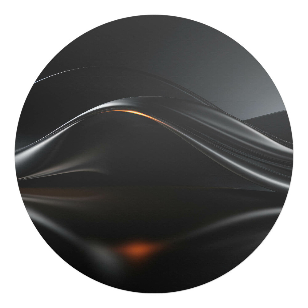 Podložka pod stoličku okrúhla Vlnité odrazy